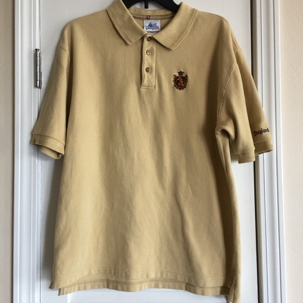 Disneyland Men’s Yellow Polo Shirt SZ M